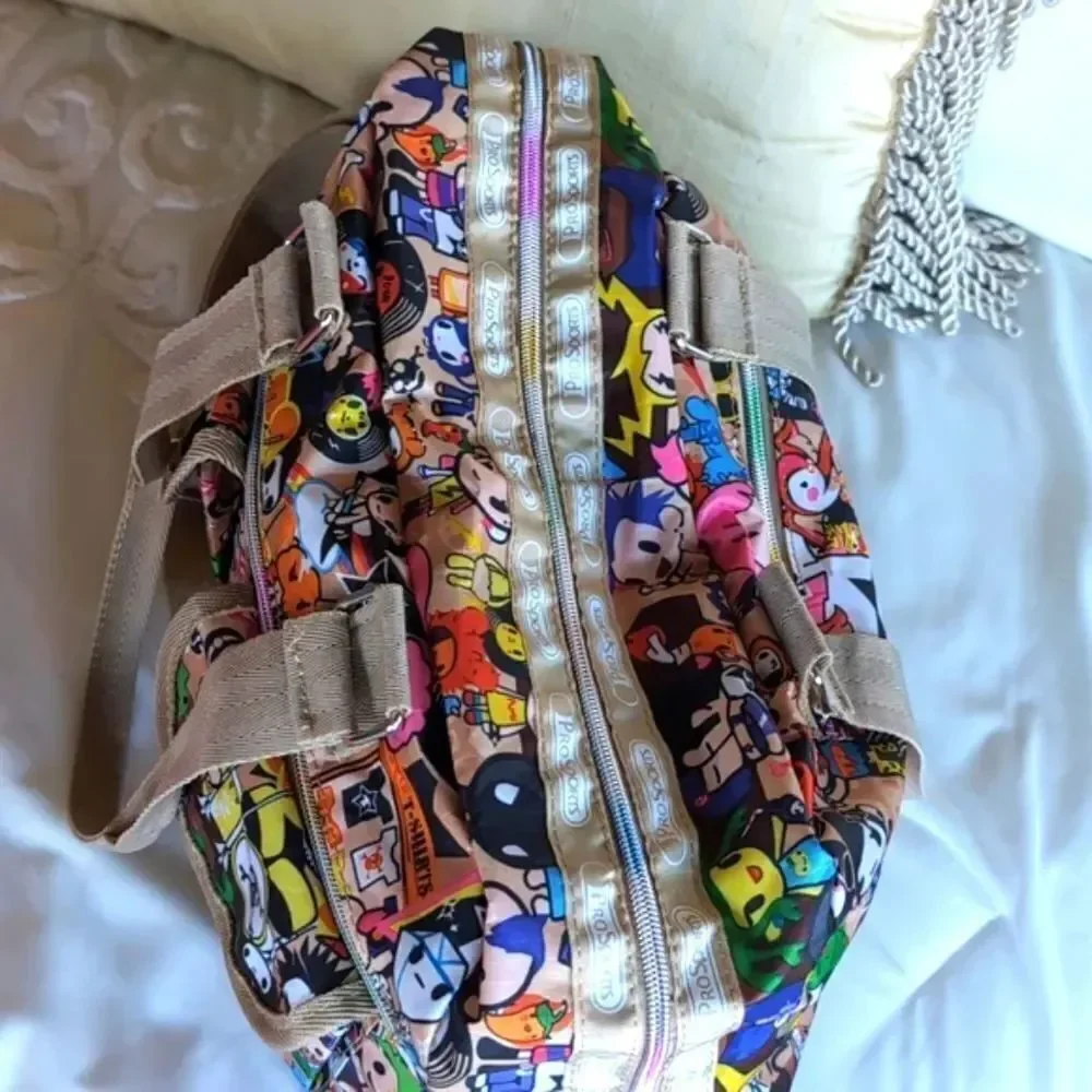 Tokidoki ProSportsac Med Duffel Weekender Bag Pockets Kawaii Japan Anime…